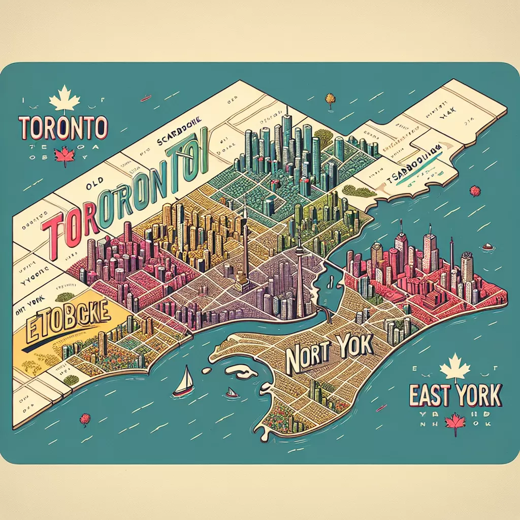 what are the six boroughs of toronto