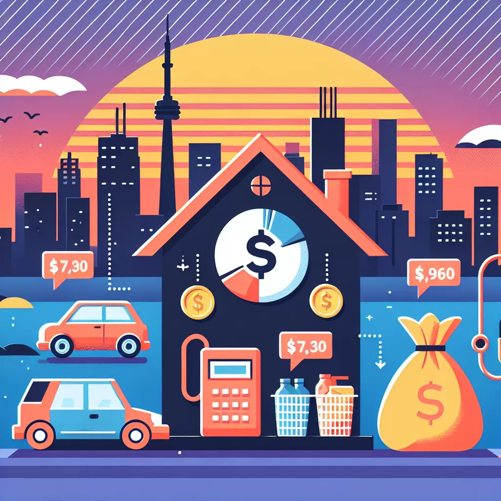 what is the average cost of living in toronto