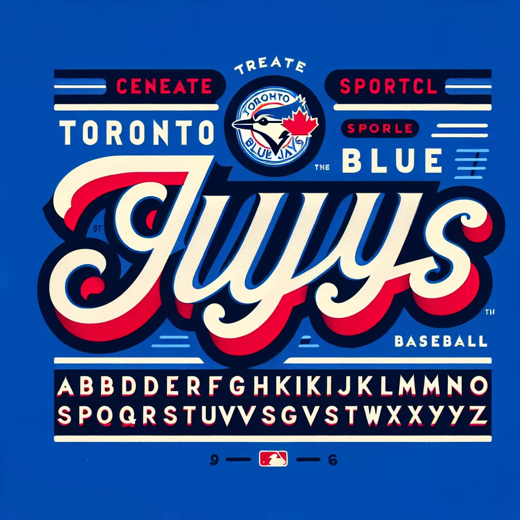 what is toronto blue jays font
