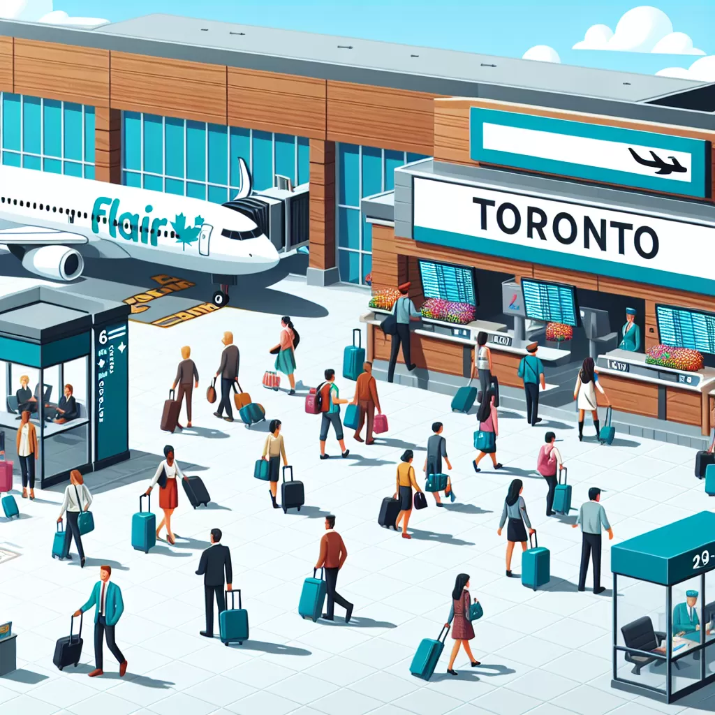 what terminal is flair airlines toronto