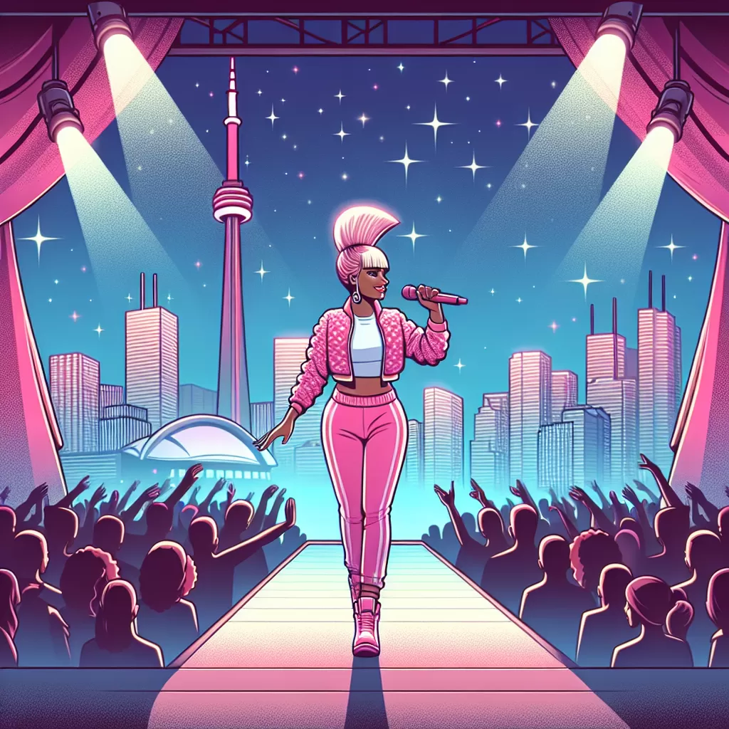 what time does pink go on stage in toronto