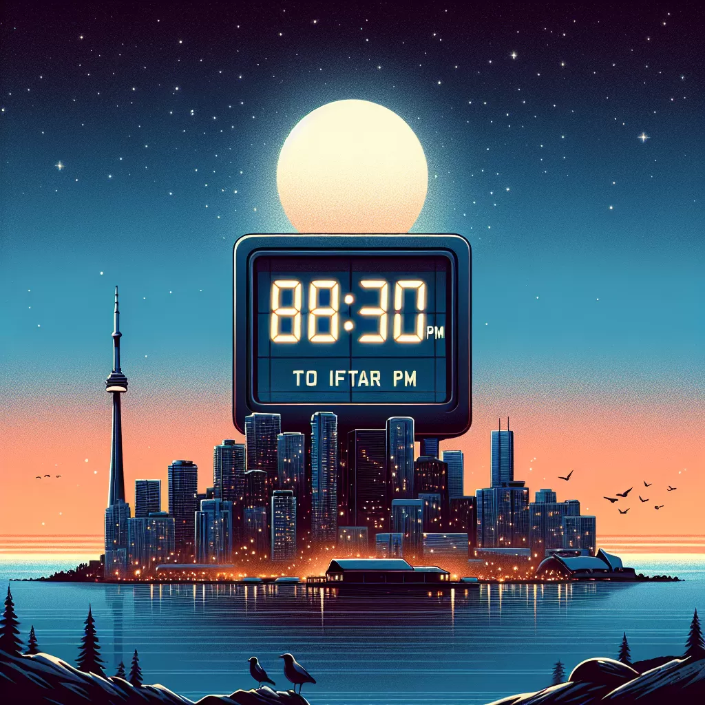 what time is iftar in toronto