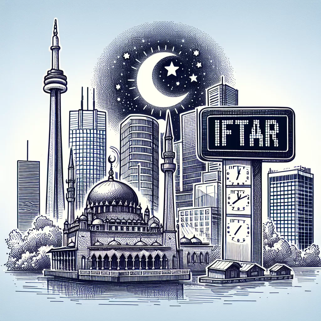 what time is iftar today toronto