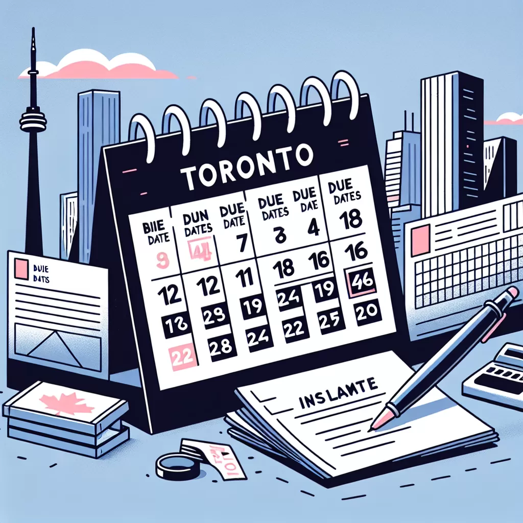 when are toronto property taxes due