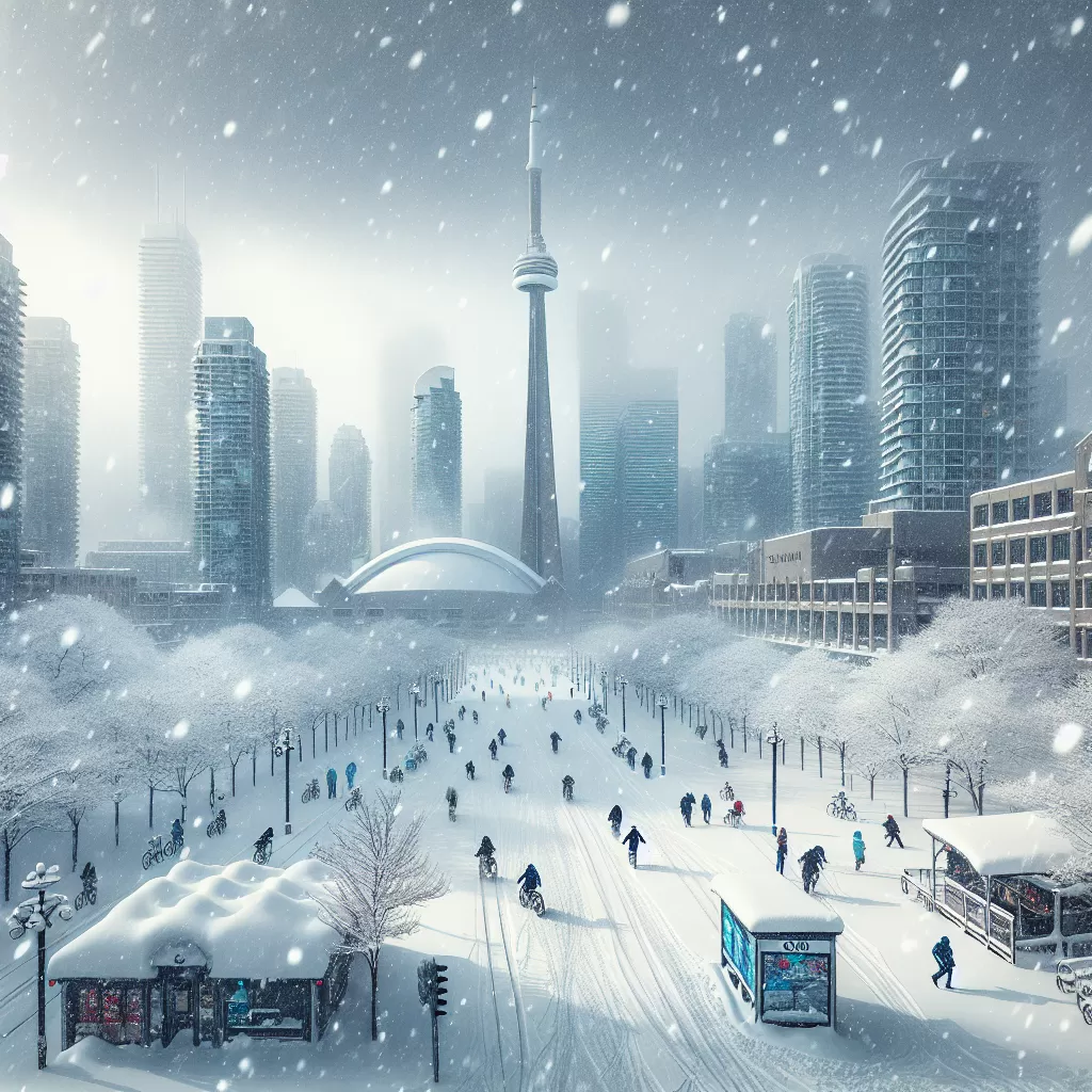 when is snow expected in toronto 2024