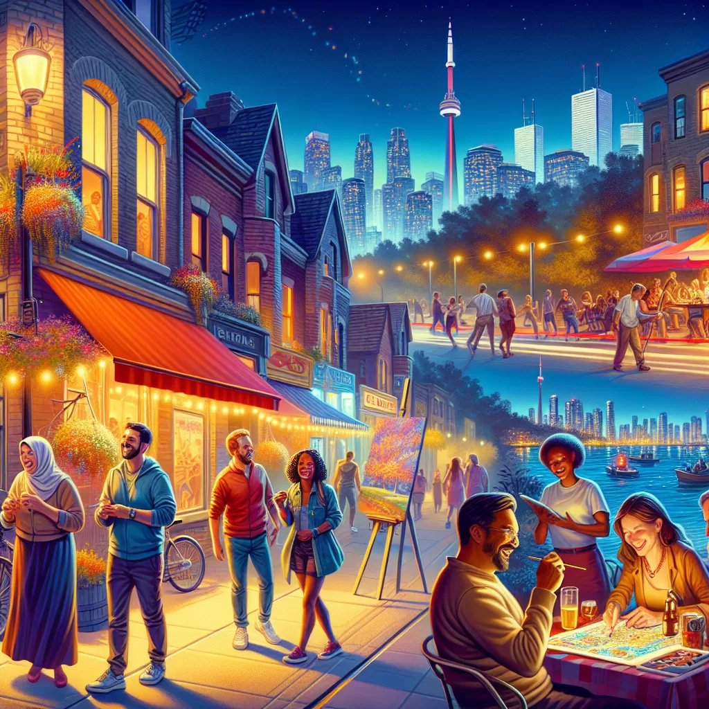 where to go in toronto at night