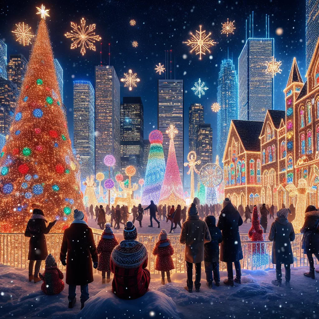 where to see christmas lights in toronto