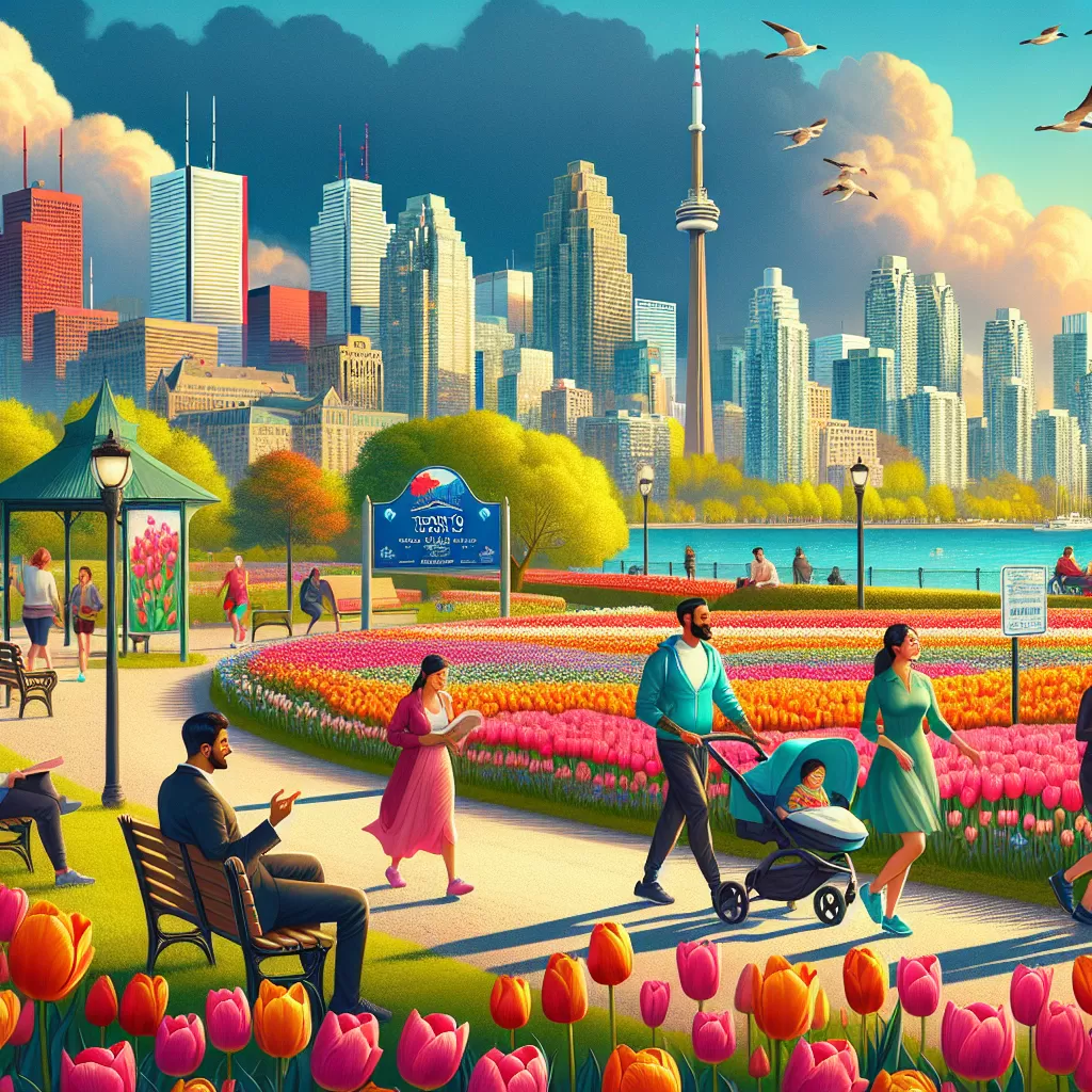 where to see tulips in toronto