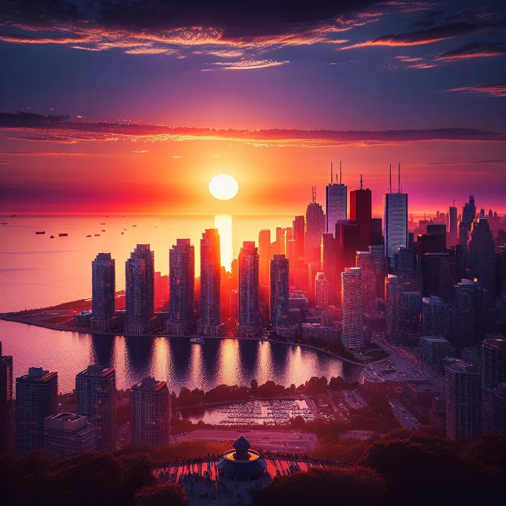 where to watch the sunset in toronto