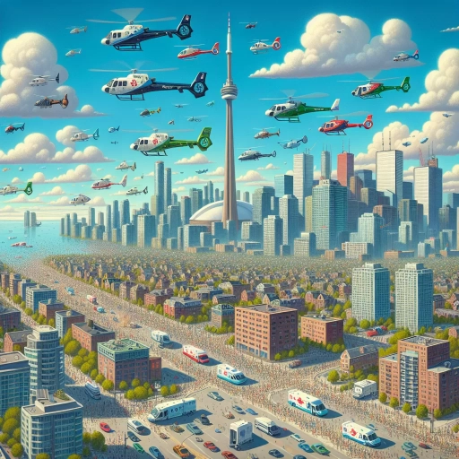 why are there so many helicopters flying around today toronto