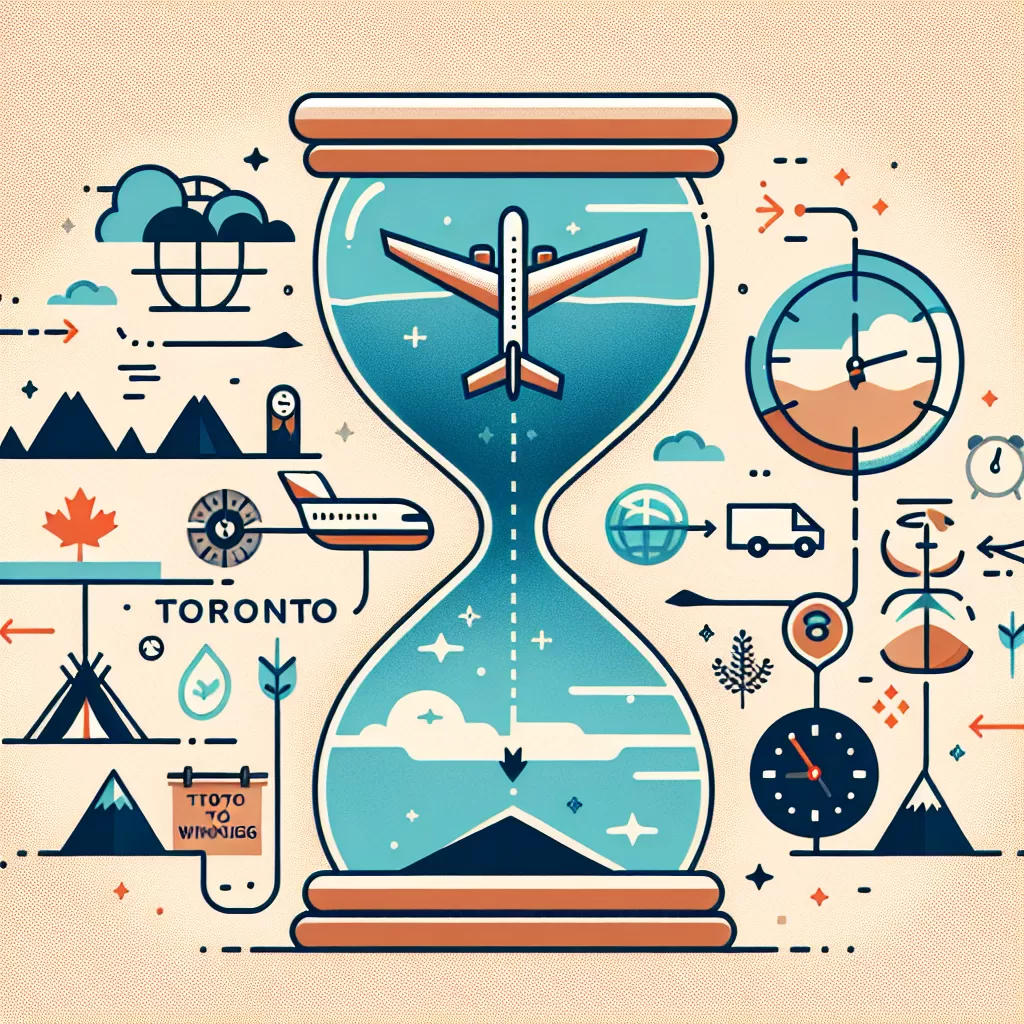 how long does it take to fly from toronto to winnipeg