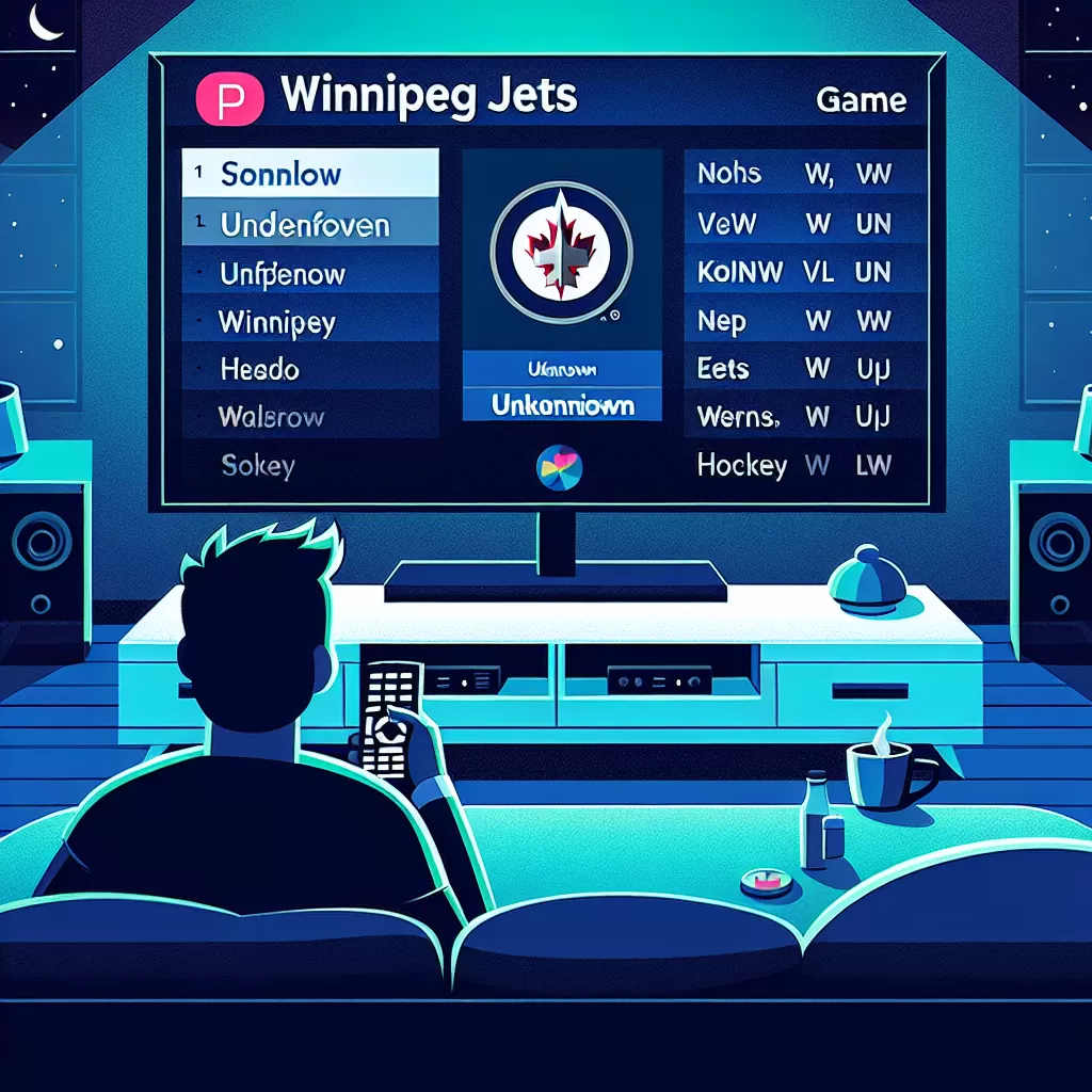 what channel is the winnipeg jets game on